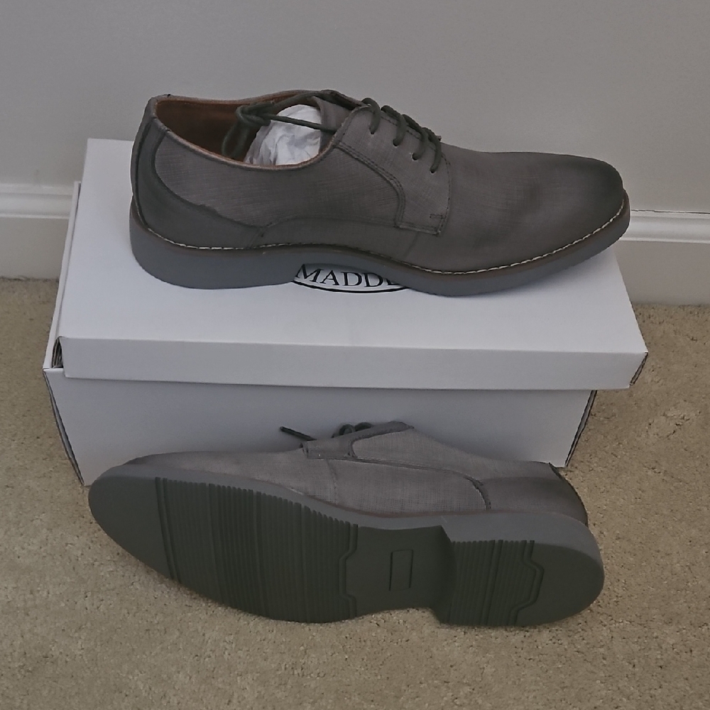 Steve Madden Charcoal Men's Oxfords